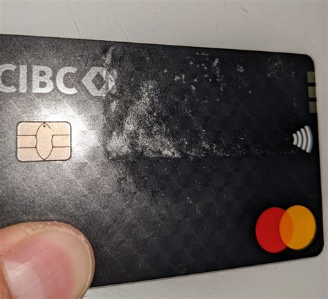 sticker residue credit card